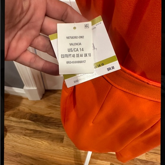 Valencia Orange Dress - Picture 3 of 3